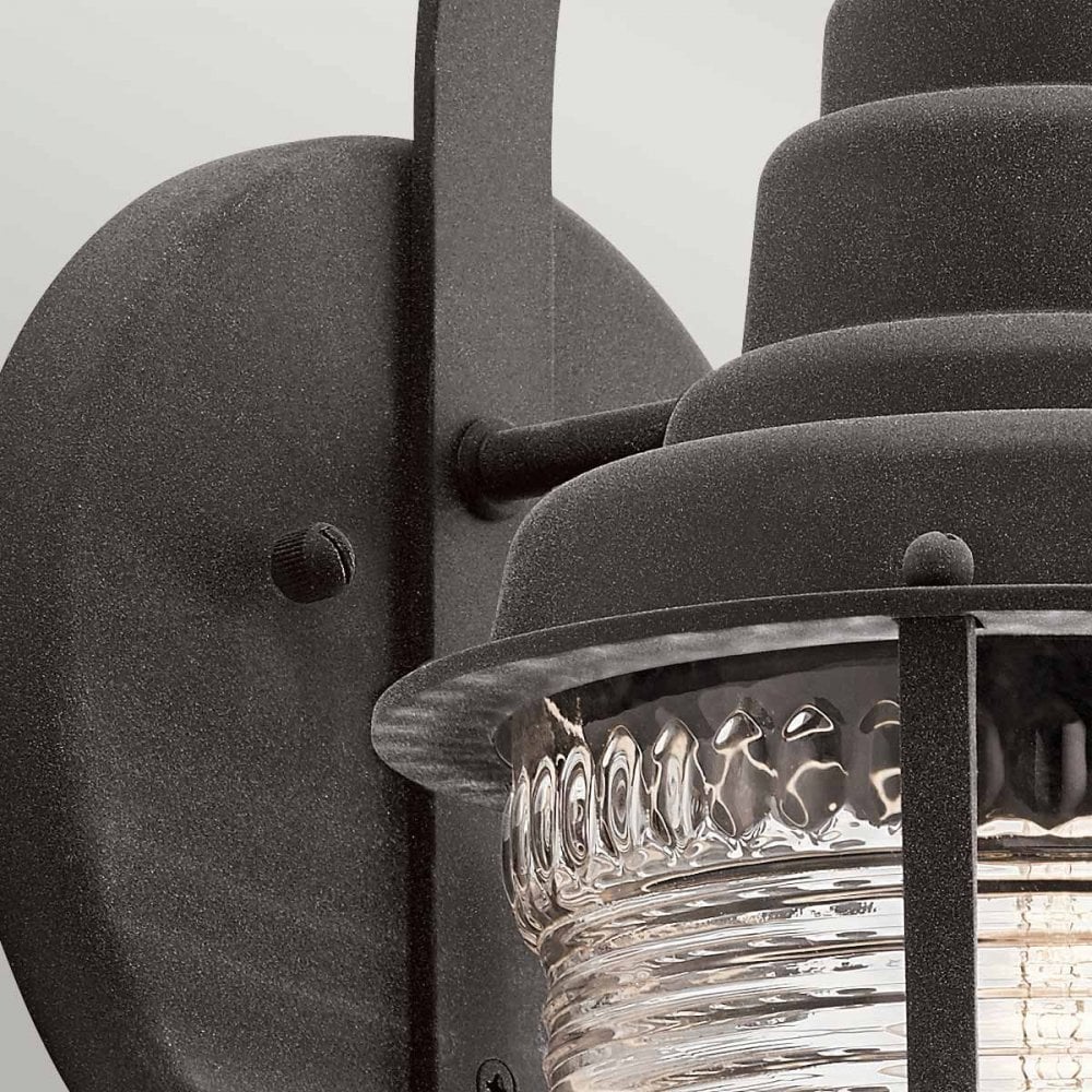 QN-CHANCE-HARBOR-S Chance Harbor 1 Light Small Wall Lantern Weathered Zinc