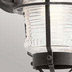 QN-CHANCE-HARBOR-S Chance Harbor 1 Light Small Wall Lantern Weathered Zinc
