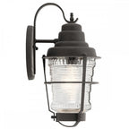 QN-CHANCE-HARBOR-S Chance Harbor 1 Light Small Wall Lantern Weathered Zinc