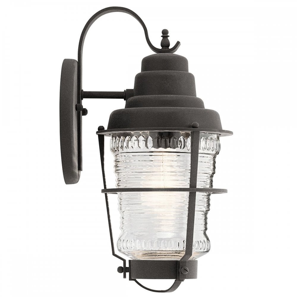 QN-CHANCE-HARBOR-S Chance Harbor 1 Light Small Wall Lantern Weathered Zinc
