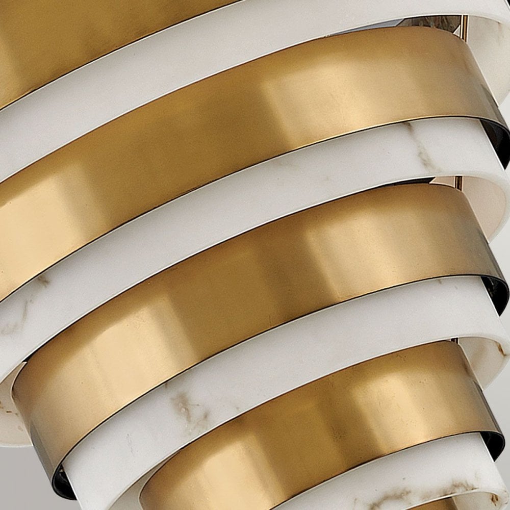 QN-ECHELON-4P Echelon 4 Light Pendant Heritage Brass
