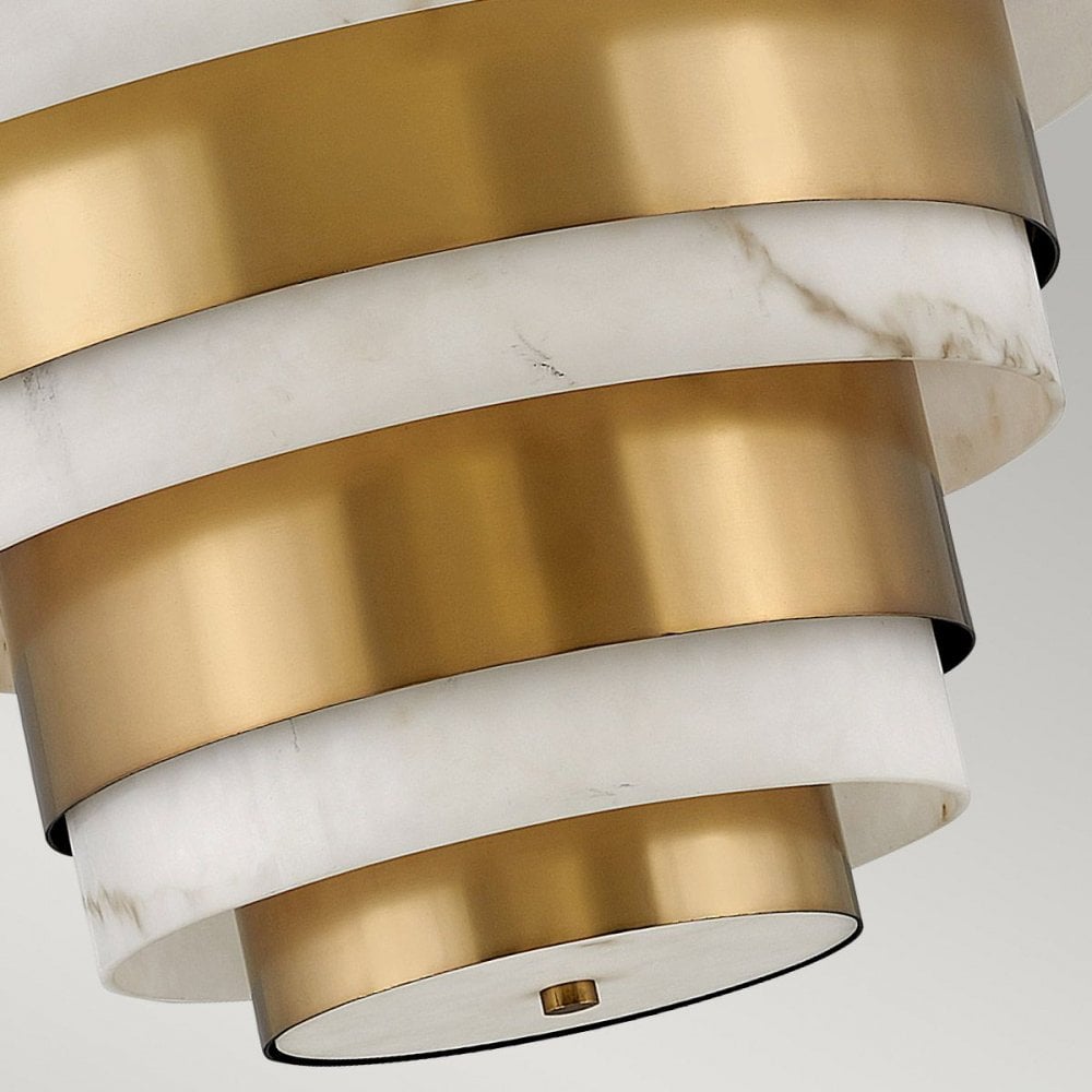 QN-ECHELON-8P Echelon 8 Light Pendant Heritage Brass