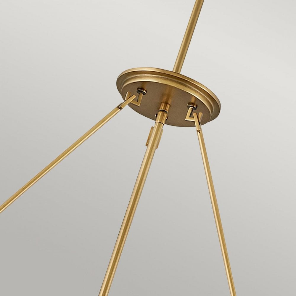 QN-ECHELON-8P Echelon 8 Light Pendant Heritage Brass