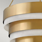 QN-ECHELON-8P Echelon 8 Light Pendant Heritage Brass