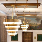 QN-ECHELON-8P Echelon 8 Light Pendant Heritage Brass
