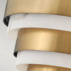 QN-ECHELON-SF Echelon 3 Light Semi-flush Heritage Brass