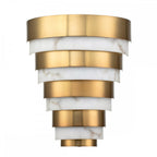 QN-ECHELON-W Echelon LED Wall Light Heritage Brass