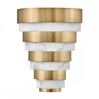 QN-ECHELON-W Echelon LED Wall Light Heritage Brass
