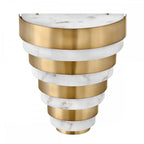QN-ECHELON-W Echelon LED Wall Light Heritage Brass