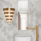 QN-ECHELON-W Echelon LED Wall Light Heritage Brass