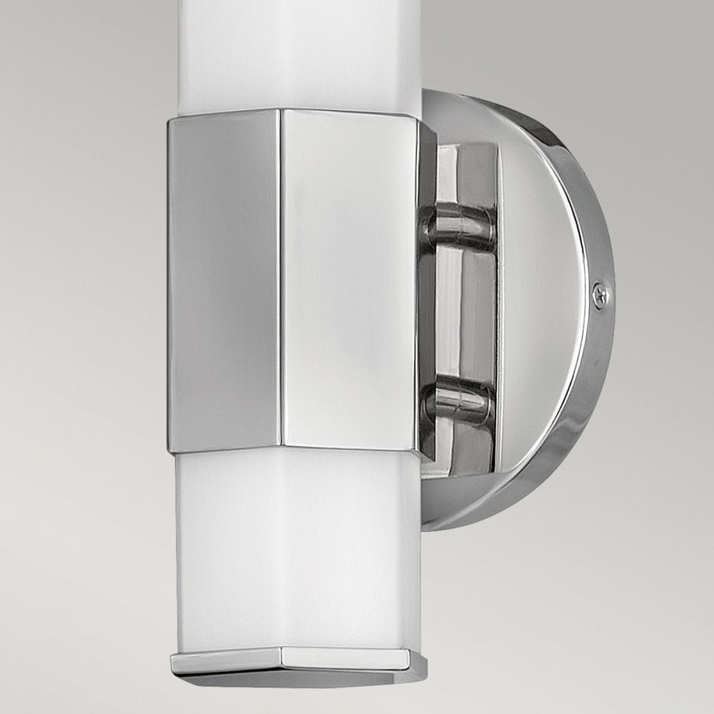 QN-FACET-LED1-PC-BATH Facet Single LED Wall Light - Polished Chrome