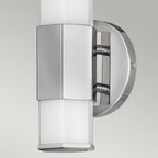 QN-FACET-LED1-PC-BATH Facet Single LED Wall Light - Polished Chrome