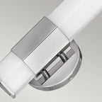 QN-FACET-LED1-PC-BATH Facet Single LED Wall Light - Polished Chrome