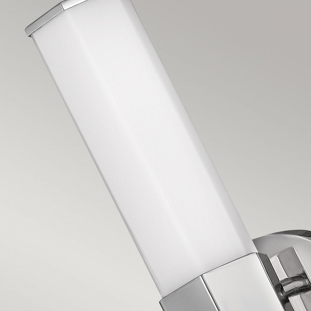 QN-FACET-LED1-PC-BATH Facet Single LED Wall Light - Polished Chrome