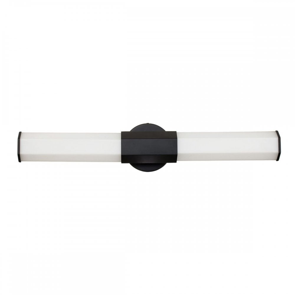 QN-FACET-LED2-BK-BATH Facet Dual LED Wall Light Matte Black