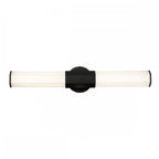 QN-FACET-LED2-BK-BATH Facet Dual LED Wall Light Matte Black