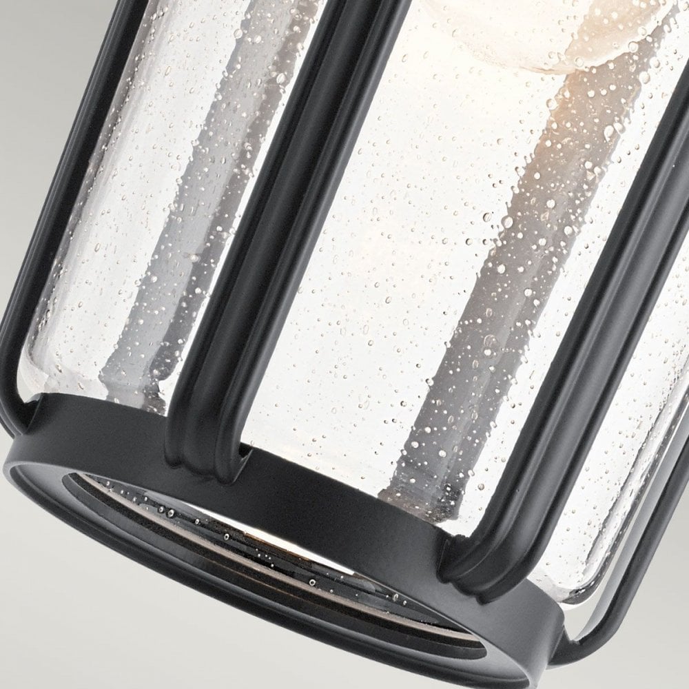QN-FAIRFIELD-L-BK Fairfield 1 Light Large Wall Lantern Black