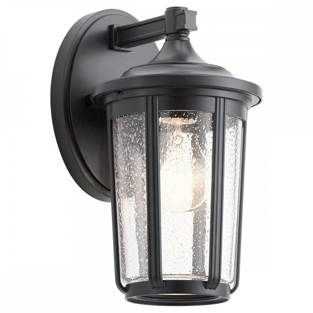 QN-FAIRFIELD-M-BK Fairfield 1 Light Medium Wall Lantern - Black