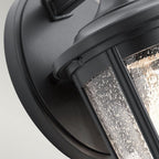 QN-FAIRFIELD-M-BK Fairfield 1 Light Medium Wall Lantern - Black