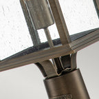 QN-GRANT3-L-BU Grant 1 Light Large Pedestal Lantern Burnished Bronze
