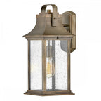 QN-GRANT-M-BU Grant 1 Light Medium Wall Lantern Burnished Bronze