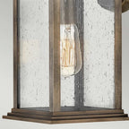 QN-GRANT-M-BU Grant 1 Light Medium Wall Lantern Burnished Bronze