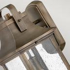 QN-GRANT-M-BU Grant 1 Light Medium Wall Lantern Burnished Bronze