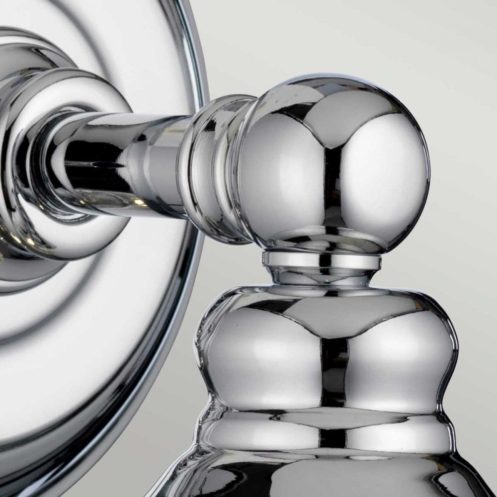 QN-KEYNES1-BATH Keynes 1 Light Wall Light Polished Chrome