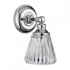 QN-KEYNES1-BATH Keynes 1 Light Wall Light Polished Chrome