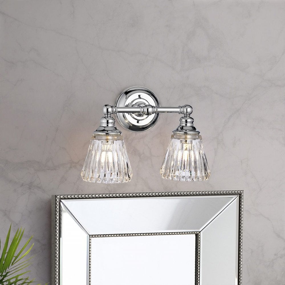 QN-KEYNES2-BATH Keynes 2 Light Wall Light Polished Chrome