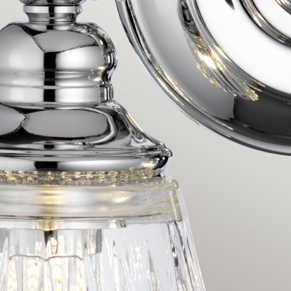 QN-KEYNES2-BATH Keynes 2 Light Wall Light Polished Chrome