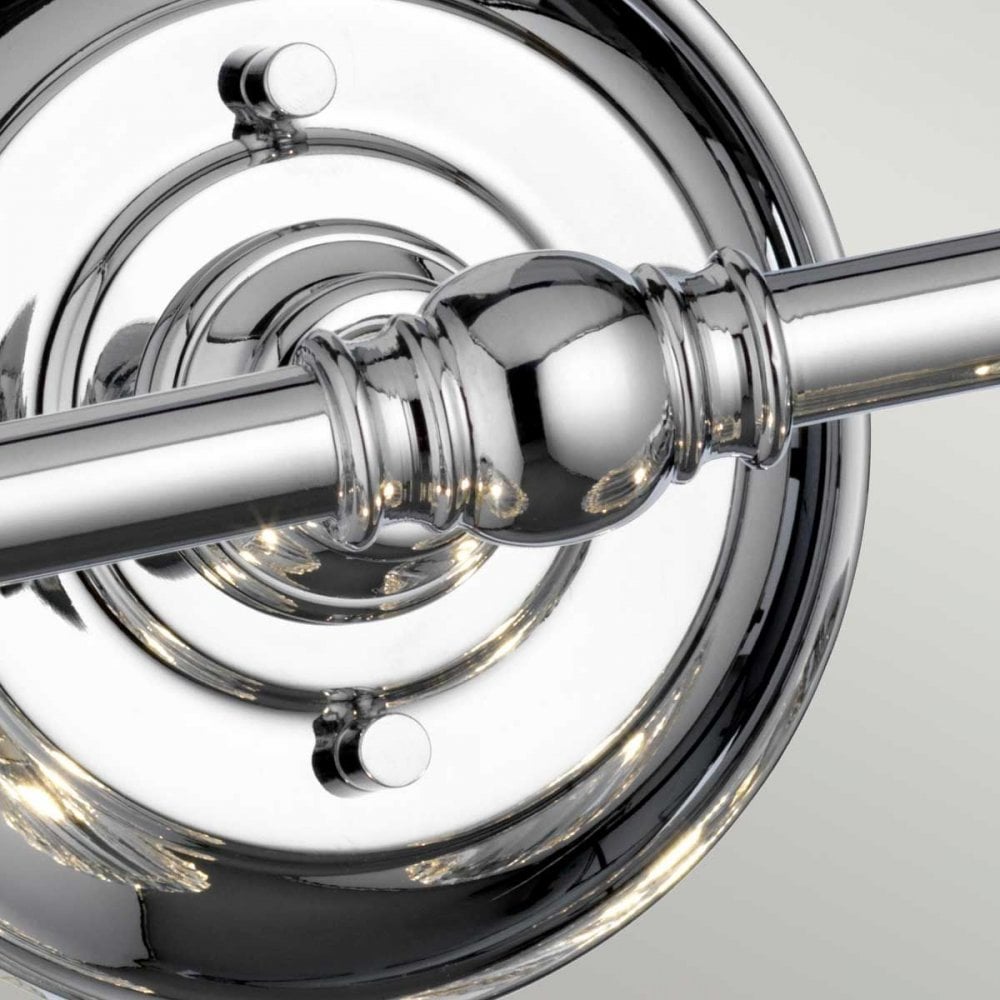 QN-KEYNES2-BATH Keynes 2 Light Wall Light Polished Chrome