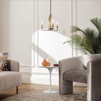 QN-KIMROSE3-BNB Kimrose 3 Light Chandelier - Brass Brushed Natural Brass