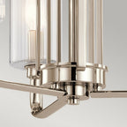 QN-KIMROSE3-PN Kimrose 3 Light Chandelier - Polished Nickel