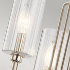QN-KIMROSE3-PN Kimrose 3 Light Chandelier - Polished Nickel