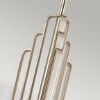 QN-KIMROSE3-PN Kimrose 3 Light Chandelier - Polished Nickel