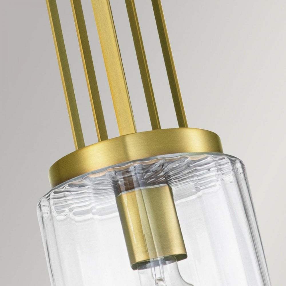 QN-KIMROSE-MP-BNB Kimrose 1 Light Mini Pendant - Brass Brushed Natural Brass