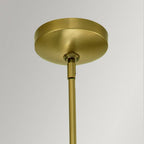 QN-KIMROSE-MP-BNB Kimrose 1 Light Mini Pendant - Brass Brushed Natural Brass