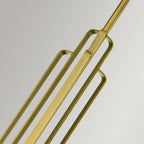 QN-KIMROSE-MP-BNB Kimrose 1 Light Mini Pendant - Brass Brushed Natural Brass