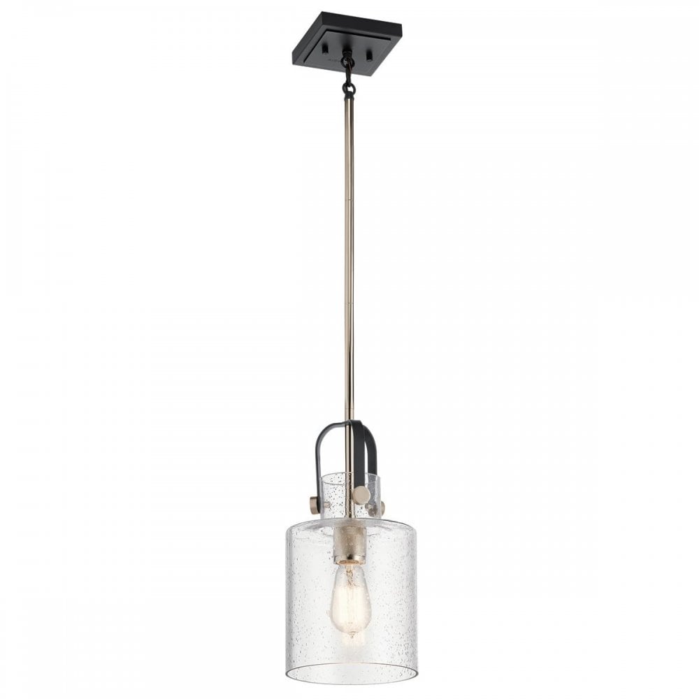 QN-KITNER-P-PN Kitner 1 Light Pendant - Polished Nickel