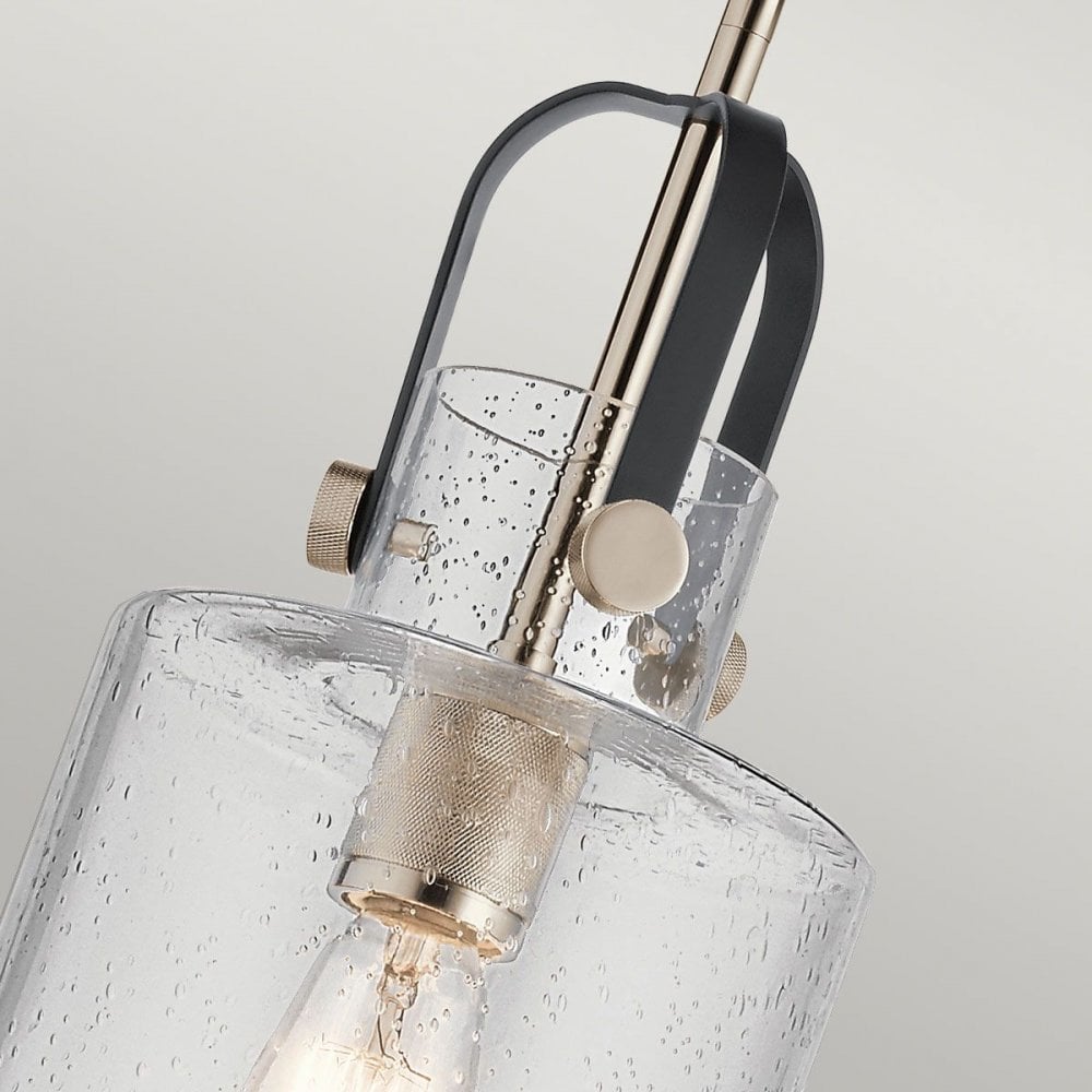 QN-KITNER-P-PN Kitner 1 Light Pendant - Polished Nickel