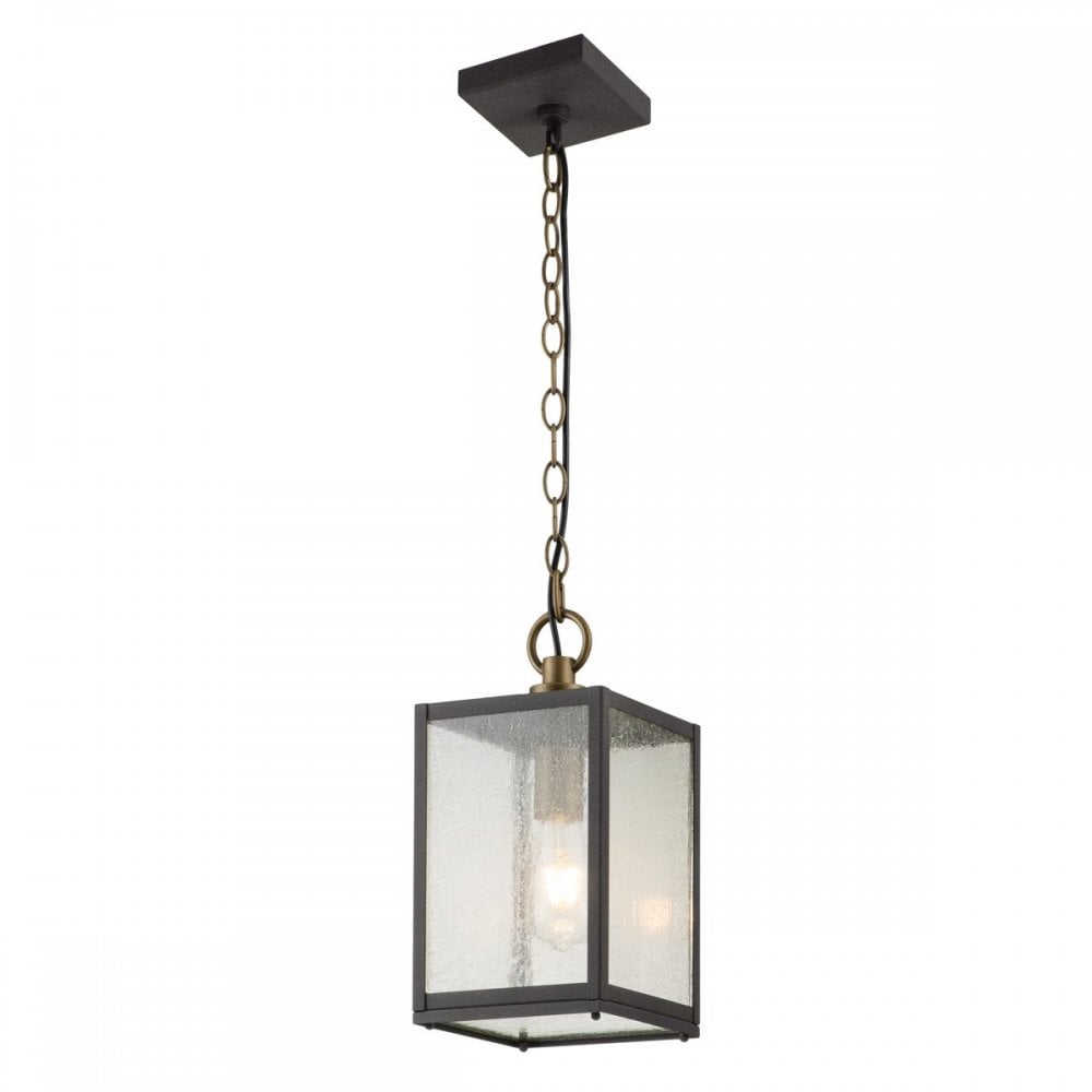 QN-LAHDEN8-M-WZC Lahden 1 Light Chain Lantern Weathered Zinc