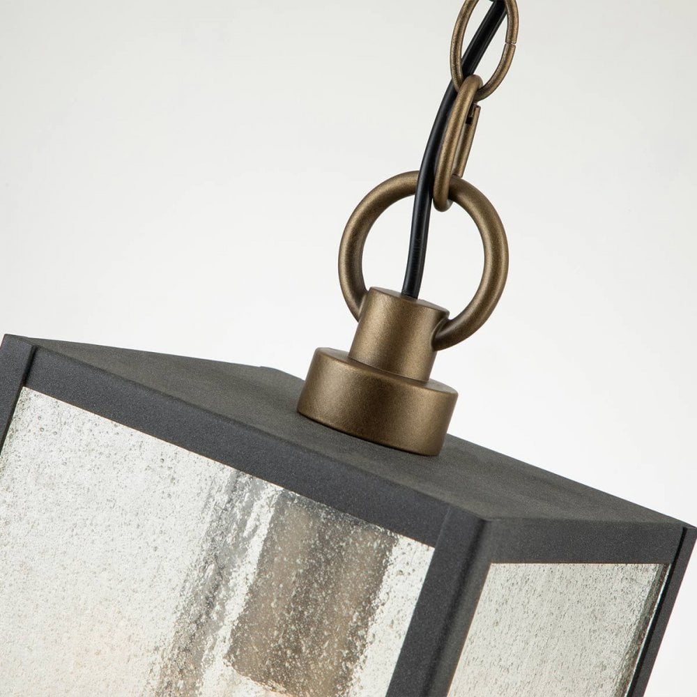 QN-LAHDEN8-M-WZC Lahden 1 Light Chain Lantern Weathered Zinc