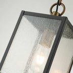 QN-LAHDEN8-M-WZC Lahden 1 Light Chain Lantern Weathered Zinc