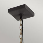 QN-LAHDEN8-M-WZC Lahden 1 Light Chain Lantern Weathered Zinc