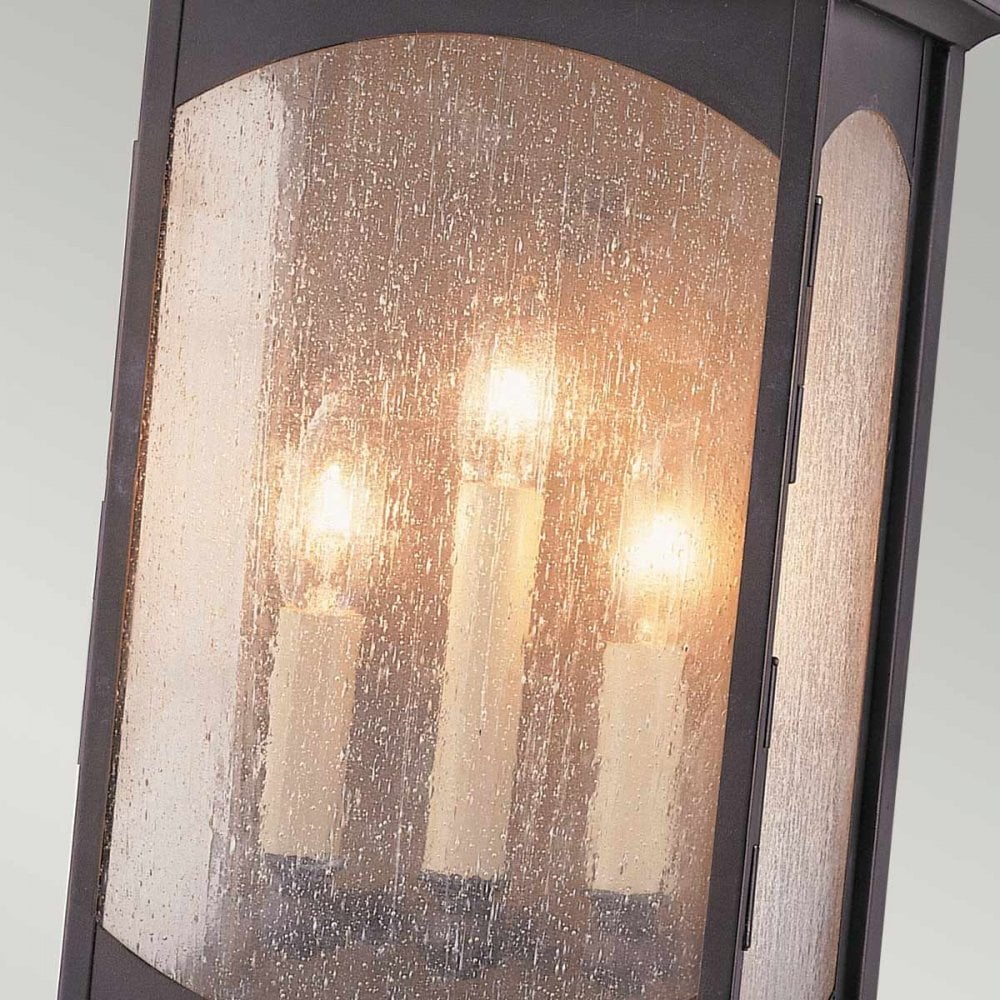 QN-MARKET-SQUARE-L Market Square 3 Light Wall Light Oil Rubbed Bronze