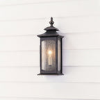 QN-MARKET-SQUARE-S Market Square 1 Light Wall Light Oil Rubbed Bronze