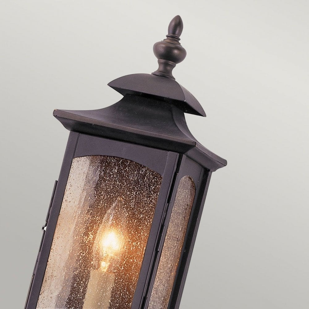 QN-MARKET-SQUARE-S Market Square 1 Light Wall Light Oil Rubbed Bronze