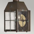 QN-NANTUCKET-XS-AS Nantucket 1 Light Extra Small Wall Lantern Aged Brass
