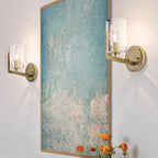 QN-NYE1-BNB Nye 1 Light Wall Light - Brass Brushed Natural Brass